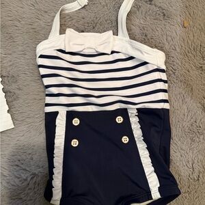 Girls 2T Janie and Jack retro swimsuit